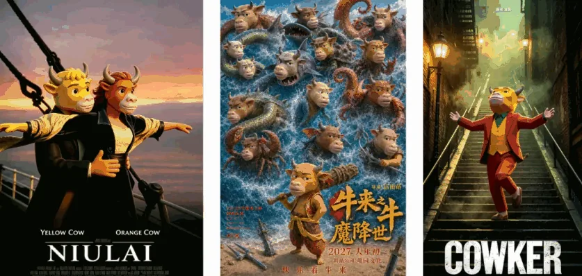Romance, fantasy and superheroes shared the same cow face